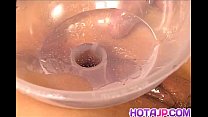 free loves kawai yui gets vibrator and glass in pussy free