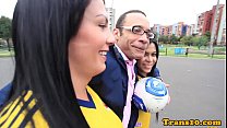 free колумбийские шмели трахаются в тройничке с самцом free