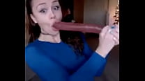 free white girl deepthroat dildo free