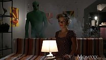 free mom lonely housewife gets deep probe from alien on halloween free
