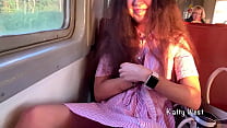 free the girl 18 yo showed her panties on the train and jerked off a dick to a stranger in public free