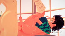 free videos kimetsu no yaiba yaoi hentai 3d tanjiro is fucked by inosuke on the table free