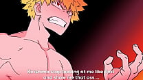 free 甜景 kirishima gets turned on when he sees bakugo naked and then he fucks him free