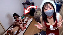 free 크리스마스에 산타 코스프레를 한 여친은 목걸이로 조교하면서 그라인드 기승위로 안에 싸달라고 말했어요 free