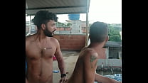 free my neighbor and i went to fuck on the roof and we almost got caught davi lobo free