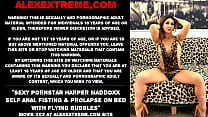 free сексуальная порнозвезда harper maddoxx занимается анальным фистингом и пролапсом на кровати с летающими пузырями free