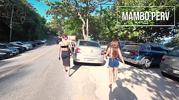 free dapedinpublic 3 bianca dantas fucks in front of a lot of people at an overflooded beach dap anal public sex free