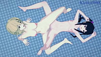 free xxxxwhy shirabe tsukuyomi and kirika akatsuki intense lesbian play symphogear hentai free