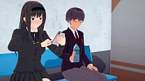 free cekkc 3d hentai femdom anime girl cuckold her boyfriend and turns him into a toilet free