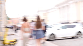 free vlogger gets a bj in hallway from hot chick with big tits and fucks her at home free