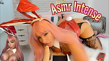 free asmr joi intense jerk off instructions from hot zero two cosplay ear licking and blowjob free