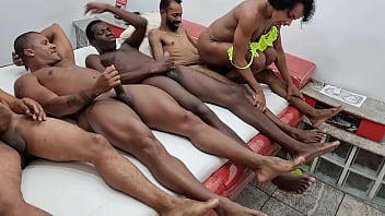 free behind the scenes of the recording with the married woman fucking all the friends of the cuckold who also fell free