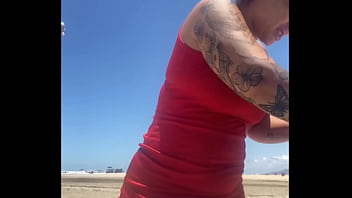 free i let the young guy touch my pussy on the beach and of course i also touched his dick free